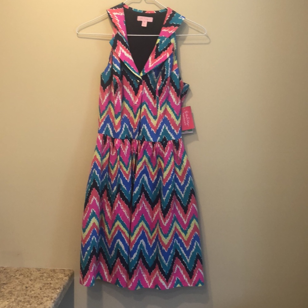NWT Lilly Pulitzer Sherlynn Dress Hearts a Flutter